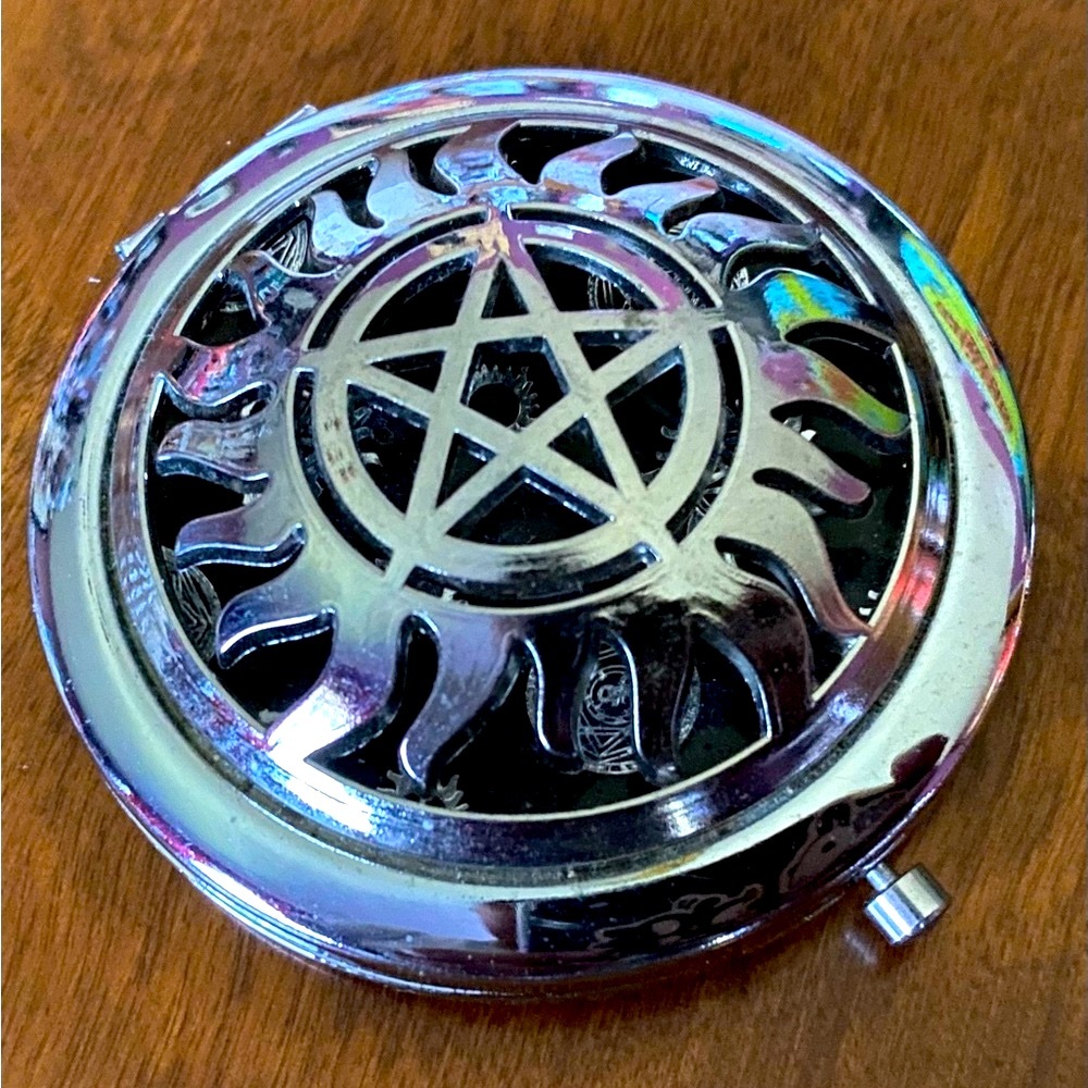 NWT Supernatural Winchesters Anti-Possession Sun Pentagram Compact Mirror